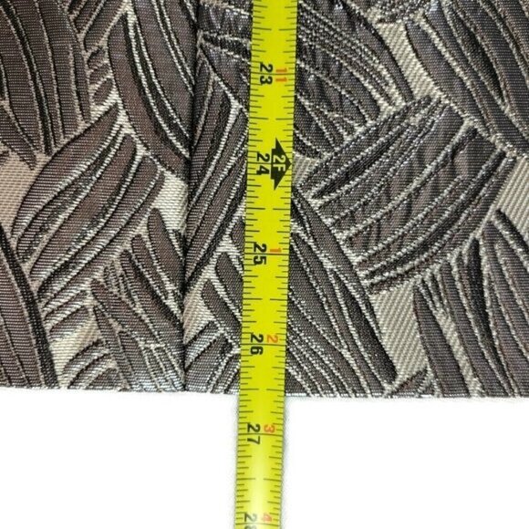 Kasper Blazer Women Size 22W Champagne Metallic Flap Pockets Open Front New - Picture 9 of 12